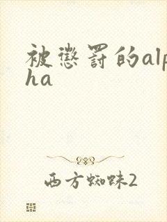 被惩罚的alpha封面