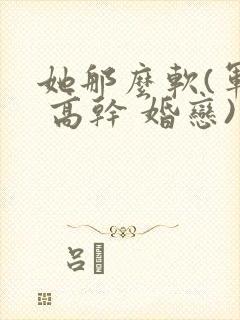 她那么软(军婚 高干 婚恋)完结