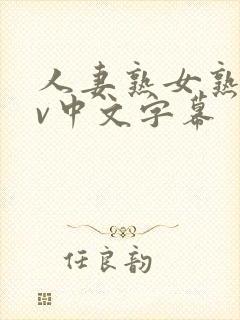 人妻熟女熟女av中文字幕