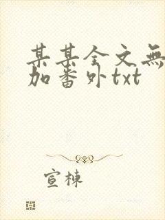 某某全文无删减加番外txt封面