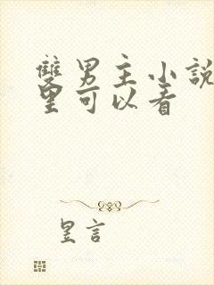 双男主小说在哪里可以看