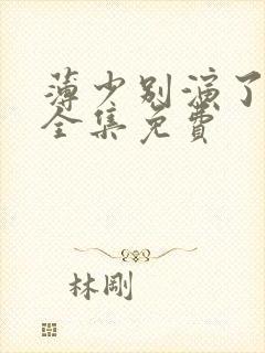 薄少别演了夫人全集免费封面