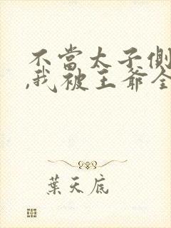 不当太子侧妃后,我被王爷全集免费看