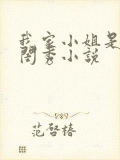 我家小姐是旧时闺秀小说封面