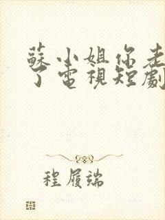 苏小姐你老公掉了电视短剧