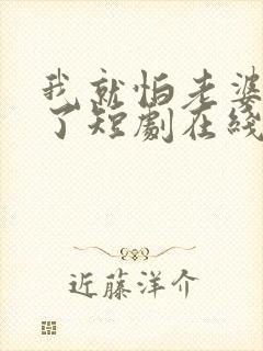 我就怕老婆怎么了短剧在线观看