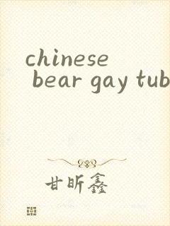 chinese bear gay tube