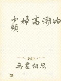 少妇高潮内射视频