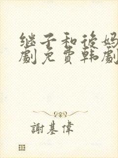 继子和后妈电视剧免费韩剧在线观看全集封面