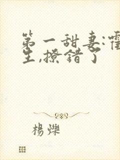 第一甜妻:霍先生,撩错了封面