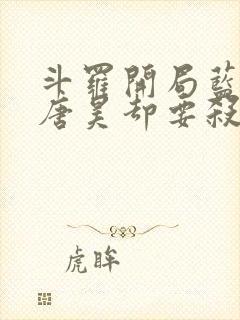 斗罗开局蓝银皇唐昊却要杀我免费阅读