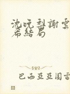 沈晚梨谢云迟叶希结局