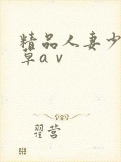 精品人妻少妇嫩草aⅴ