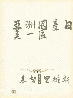 亚洲国产日韩欧美一区