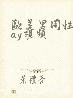 欧美男同性恋gay视频