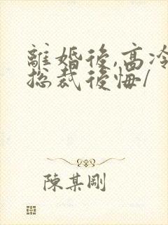 离婚后,高冷女总裁后悔/封面