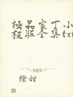 极品家丁小说精校版全集txt