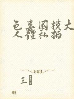 色喜国模大尺度人体私拍封面