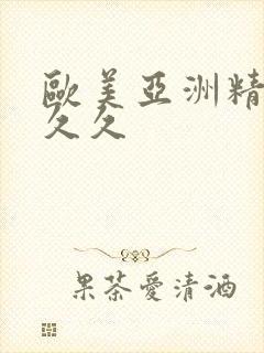 欧美亚洲精品久久久