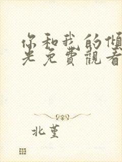 你和我的倾城时光免费观看电视剧