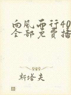 向风而行40集全部免费播放