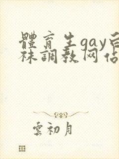 体育生gay白袜调教网站