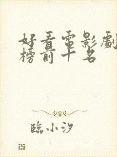 好看电影剧排行榜前十名