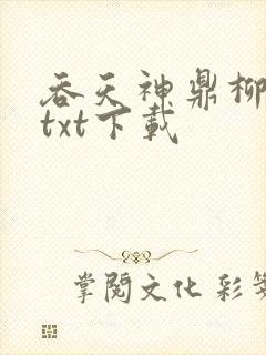 吞天神鼎柳无邪txt下载