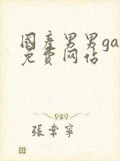 国产男男gay免费网站