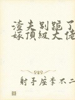 渣夫别跪了夫人嫁顶级大佬显怀啦 小说