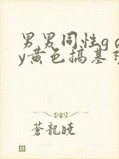 男男同性g ay黄色搞基视频