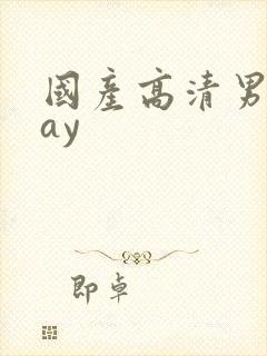 国产高清男男gay