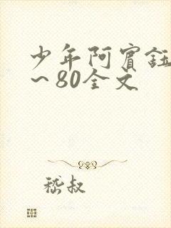 少年阿宾钰慧1～80全文