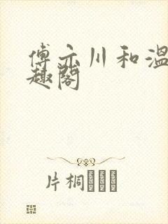 傅亦川和温若笔趣阁