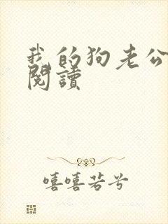 我的狗老公在线阅读