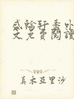 盛轮轩番外篇全文免费阅读