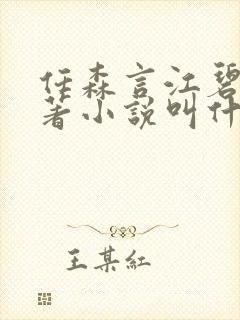 任森言江碧茵原著小说叫什么