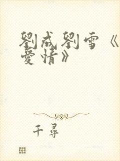 刘成刘雪《当代爱情》