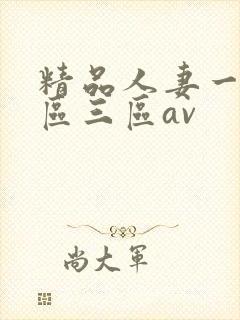 精品人妻一区二区三区av