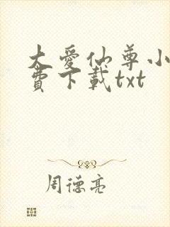 大爱仙尊小说免费下载txt封面