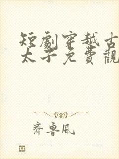 短剧穿越古代当太子免费观看封面