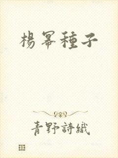 杨幂种子封面