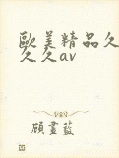 欧美精品久久久久久av