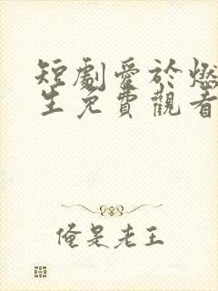 短剧爱于燃尽新生免费观看全集封面