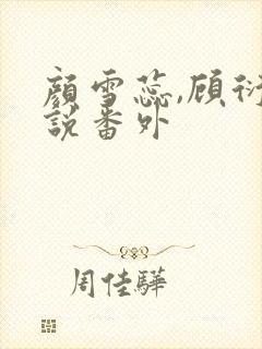 颜雪蕊,顾衍小说番外