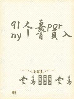91人妻porny丨首页入口
