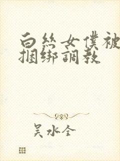 白丝女仆被主人捆绑调教封面