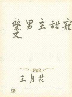 双男主甜宠高干文