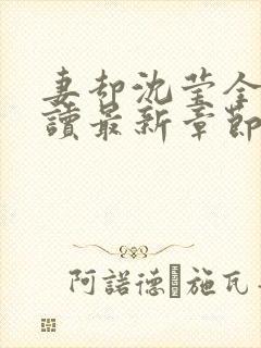 妻却沈莹全文阅读最新章节