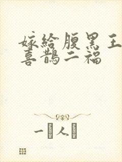 嫁给腹黑王爷后喜鹊二福